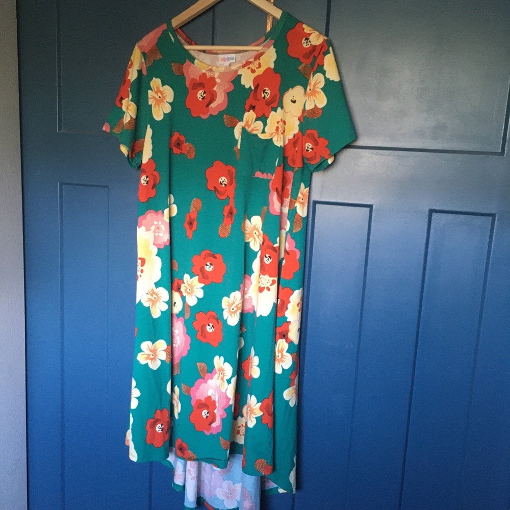 Floral LulaRoe Carly